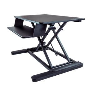 Sit Stand Desk Converter - 35in Large Work Surface - Adjustable