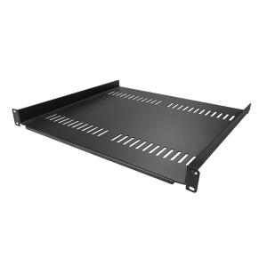 Server Rack 1u Shelf Vented 2-pack Trays 44lb Max 16in Deep