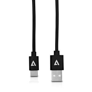 USB2 A To USB Type C Cable 2m Black