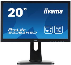 Desktop Monitor - ProLite B2083HSD-B1 - 19.5in - 1600x900 - Black