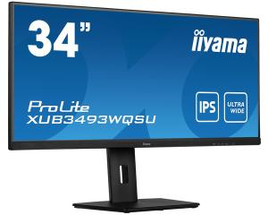 Desktop Monitor - ProLite XUB3493WQSU-B5 - 34in - 3440x1440 (UWQHD) - Black