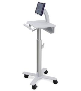 CS / Styleview Tablet Cart Sv10 Non-powered (white And Aluminum)