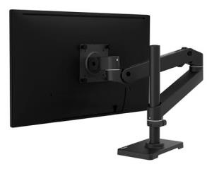 Lx Pro Arm Single Display Tall Pole- Matte Black
