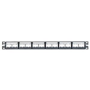 Mini-com Modular Faceplate Patch Panel 24 Ports