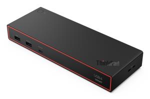 ThinkPad USB4 Smart Dock 5500 w/ 135W Adapter - 4x USB-A 3.2 Gen 2 / 2x USB-C 3.2 Gen 2 / HDMI 2.1 / DP 1.4 / GbE - 100W USB Power Delivery - EU