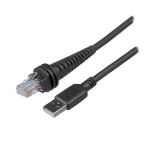 Straight USB Cable Black Type A 5v 9.5ft (2.9m)