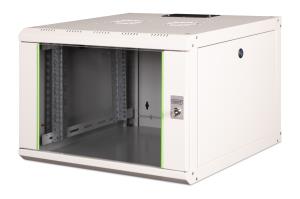 7U wall mounting cabinet 420x600x600mm, color grey (RAL 7035)