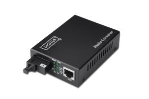 Media Converter, Singlemode, BiDi, WDM Gigabit Ethernet, Tx1310nm / Rx1550nm SC connector, Up to 20km
