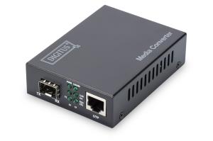 Media Converter, SFP 10/100/1000Base-T to SFP Open Slot, Incl. PSU Without SFP Module