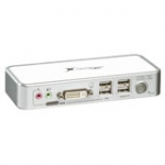 Compact DVI / USB KVM Switch + Audio