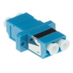 Fiber Optic Lc-lc Duplex Adapter Singlemode Os1/2 Blue