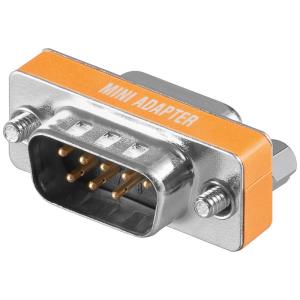 Gender Changer Db9m/db9f - Mini Null Modem Adapter