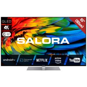 65QLED440A, 65"/165 cm, QLED TV UHD Android Dolby HDR, black
