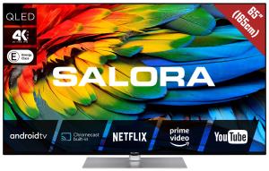 65QLED440A, 65"/165 cm, QLED TV UHD Android Dolby HDR, black