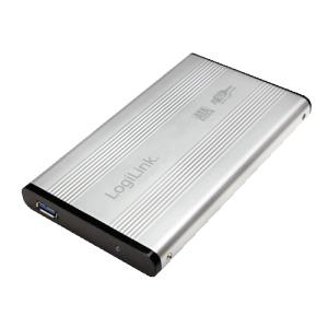 External Harddisk Enclosure 2.5in SATA USB 3.0 Alu Grey