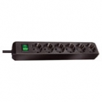 Brennenstuhl Eco-Line 6-w 3m power extension 6 AC outlet(s) Black