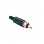 Tulp Connector Kunststof Male. Kleur: Geel