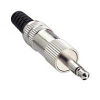 Audio Steker 3,5 Mm Metaal Male. Type: Mono