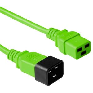 Power Extension Cable 230v C19 To C20 Green (ak5096)
