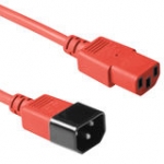 Power Connection Cable 230v C13 To C14 Red 0.60m (ak5104)