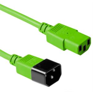 Power Connection Cable 230v C13 To C14 Green 0.60m (ak5112)