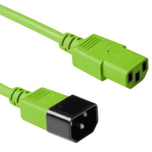 Power Connection Cable 230v C13 To C14 Green 1.20m (ak5113)