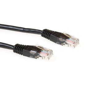 Cable Utp Cat5e Black 50cm