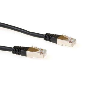 Patch cable - CAT5E - F/UTP -  10m - Black