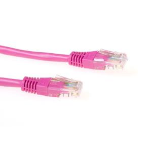 Cat5e Utp Patch Cable Pink 7m