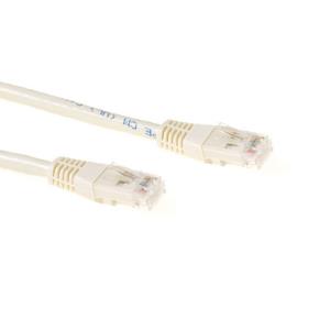 Patch cable - CAT6a - Utp - Ivory 0.25m