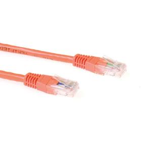 Patch cable - CAT6a - Utp - Orange 50cm