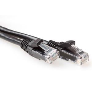 Patch cable - CAT6a - Utp - Snagless Black 10m