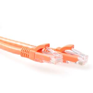 Patch cable - CAT6A - U/UTP - 50cm - Orange