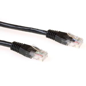 Patch cable - CAT6 - Utp - 50cm - Black