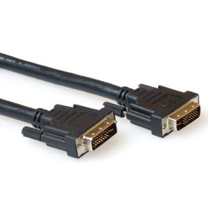 DVI-I Dual Link Connector Cable Male-male 2m