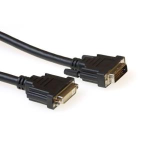 DVI-d Dual Link Cable Extension Male-female 3m