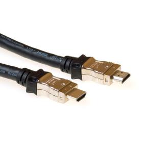 Cable Hdmi-a M - Male Gold Plated Connectors And Slac Black 7.5m