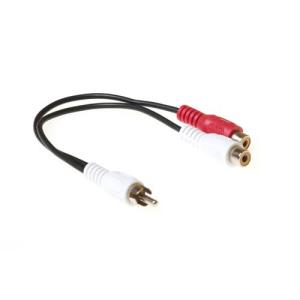 Audio Splitter Cable 1x Rca Male - 2x Rca Female