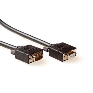 Ultra High Performance Vga Extension Cable Male-female With Molded Hoods 10m