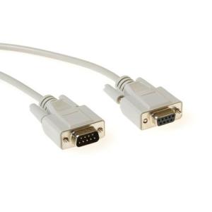 Serial Printer Cable 9 Pin D-sub Male - 9-pin D-sub Female 3m