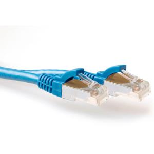 CAT6a Sstp Pimf Patchcable Snagless Blue 50cm