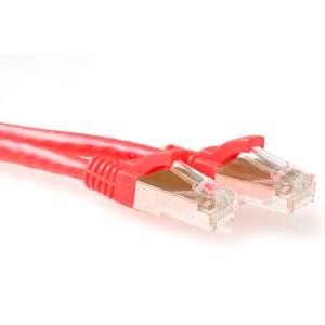 CAT6a Sstp Pimf Patchcable Snagless Red 50cm
