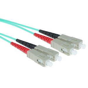 Sc-sc 50/125m Om3 Duplex Fiber Optic Patch Cable 1.5m