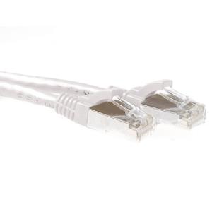 Patch Cable CAT6a S/ftp Pimf Snagless White 50cm