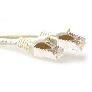 Patch Cable CAT6a S/ftp Pimf Lszh Snagless 0.50m Ivory