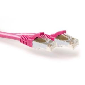 Patch Cable CAT6a S/ftp Pimf Lszh Snagless 5m Pink