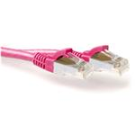 Patch Cable CAT6a S/ftp Pimf Lszh Snagless 1m Pink