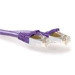 Patch Cable CAT6a S/ftp Pimf Lszh Snagless 25m Purple