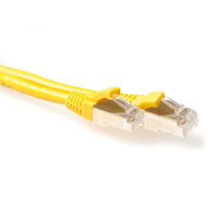 Patch Cable CAT6a S/ftp Pimf Lszh Snagless 50cm Yellow