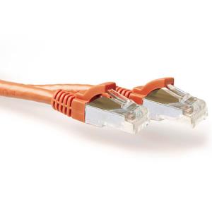 Patch Cable CAT6a S/ftp Pimf Snagless Orange 50cm